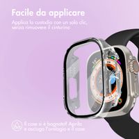 imoshion Cover rigida integrale Apple Watch Ultra / Ultra 2 / Ultra 3 - 49 mm - Trasparente