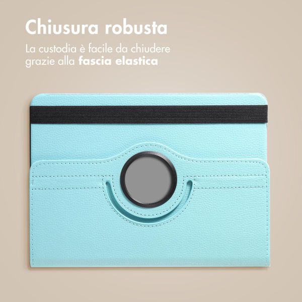 imoshion Cover Girevole a 360° Samsung Galaxy Tab A11 Plus / A9 Plus - Azzurro
