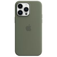 Apple Cover Posteriore in Silicone con MagSafe Apple iPhone 14 Pro Max - Olive