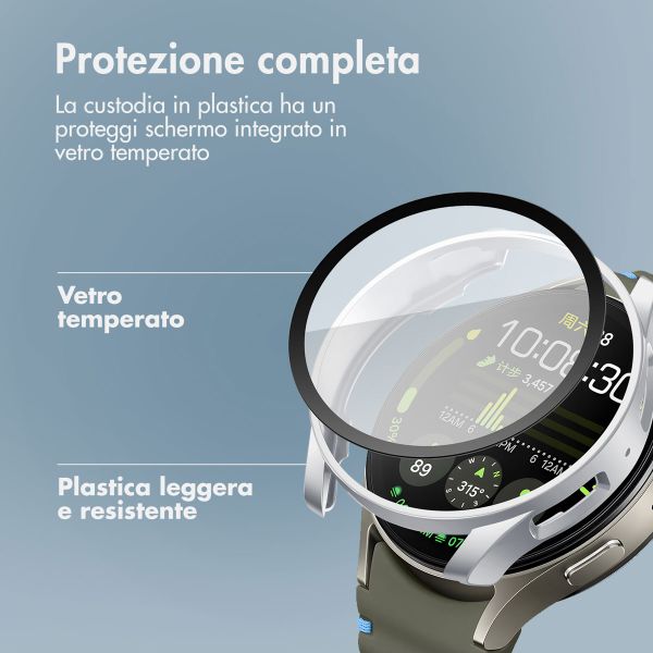 imoshion Cover rigida integrale Samsung Galaxy Watch 7 - 44 mm - Argento