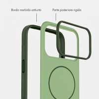 imoshion Cover posteriore Color con Thin MagSafe Ring Apple iPhone 17 Pro Max - Verde scuro