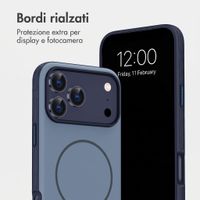 imoshion Cover posteriore Color con Thin MagSafe Ring Apple iPhone 17 Pro Max - Blu scuro