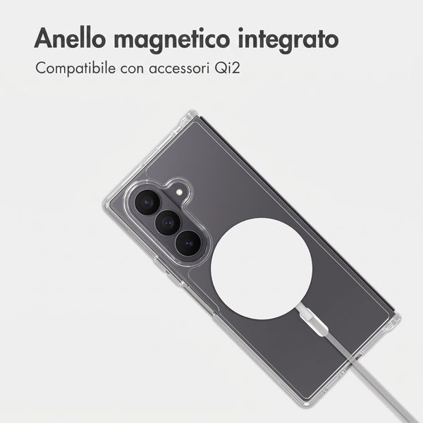 Accezz Cover posteriore Xtreme Impact con MagSafe Samsung Galaxy Z Fold 8 Ultra - Trasparente