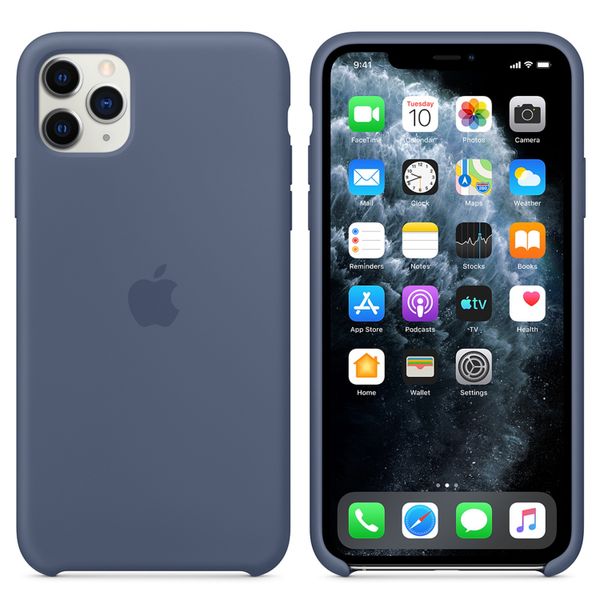 Apple Cover in Silicone Apple iPhone 11 Pro Max - Alaskan Blue