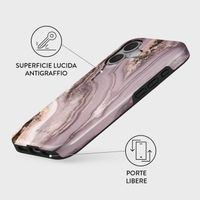 Burga Cover Posteriore Resistente Apple iPhone 16 - Golden Taupe