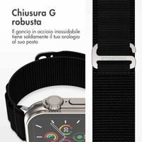 imoshion Cinturino in nylon Alpine Apple Watch | 44/45/46/49 mm - Nero