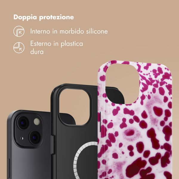 Selencia Cover posteriore Vivid con MagSafe Apple iPhone 13 - Cosmic Orchid