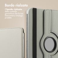 imoshion Cover Girevole a 360° Samsung Galaxy Tab A11 Plus - Grigio