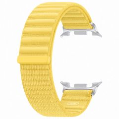 Samsung Cinturino in tessuto originale Samsung Galaxy Watch 9 (40/44mm) / Watch 8 (40/44mm) / Classic (46mm) - Taglia S/M - Giallo