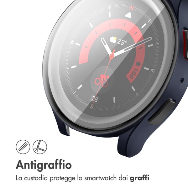 imoshion Cover rigida integrale Samsung Galaxy Watch 6 - 40 mm - Blu scuro