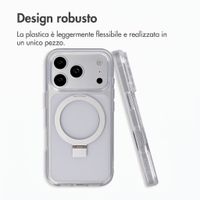 Accezz Cover con anello e supporto con MagSafe Apple iPhone 18 Pro Max / 17 Pro Max - Trasparente