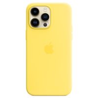 Apple Cover Posteriore in Silicone con MagSafe Apple iPhone 14 Pro Max - Canary Yellow