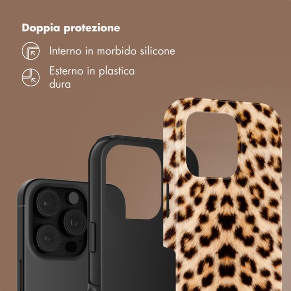 Selencia Cover Posteriore Vivid Apple iPhone 16 Pro - Wild Leo