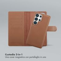 Selencia Libreria rimovibile Olyn con MagSafe Samsung Galaxy S25 Ultra - Marrone
