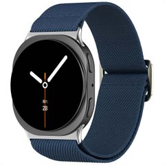 imoshion Cinturino in nylon elastico Samsung Galaxy Watch 8 (40/44mm) / Classic (46mm) - Blu scuro