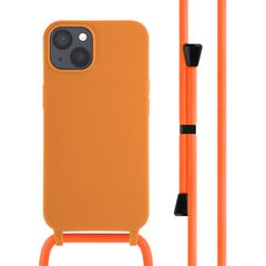 imoshion Cover in Silicone con Cordino Apple iPhone 13 - Arancio