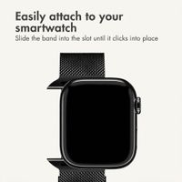 imoshion Milanees magnetisch bandje Apple Watch | 38/40/41/42 mm - Zwart