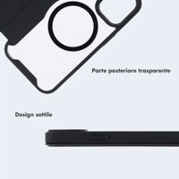 imoshion Bookcase trasparente con MagSafe Apple iPhone 14 / 13 - Nero