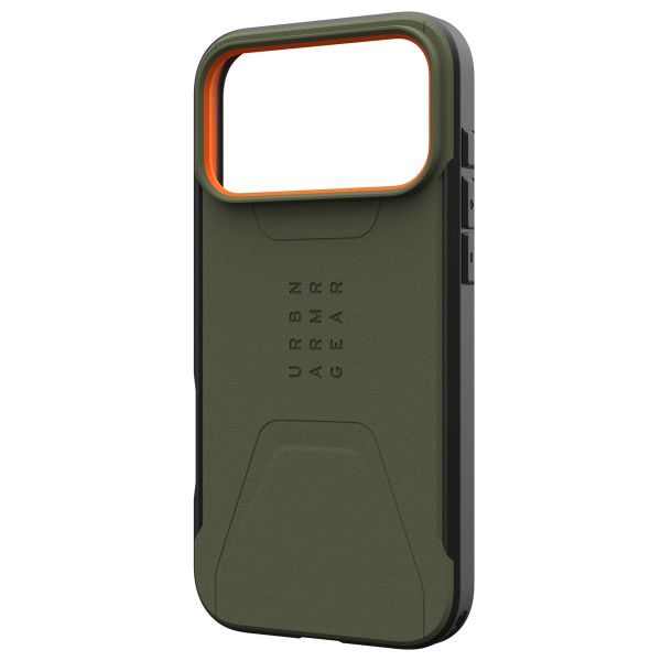 UAG Cover Posteriore Civilian con MagSafe Apple iPhone 17 Pro - Olive Orange