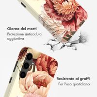 Selencia Cover Posteriore Vivid Samsung Galaxy S24 FE - Vintage Peony