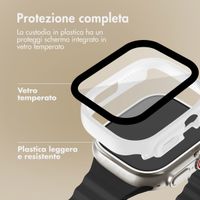imoshion Cover rigida integrale Apple Watch Ultra / Ultra 2 / Ultra 3 - 49 mm - Bianco