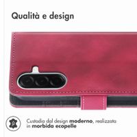 imoshion Cover a libro con Cordino Samsung Galaxy A37 (5G) - Rosso