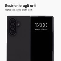 Accezz Cover in silicone liquido con MagSafe Samsung Galaxy Z Fold 8 Ultra - Nero
