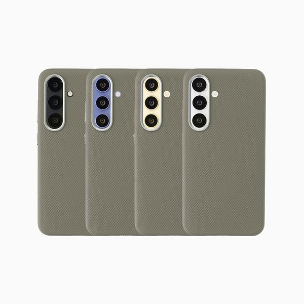 Accezz Cover Mesh con MagSafe Samsung Galaxy S25 / S24 - Grigio scuro