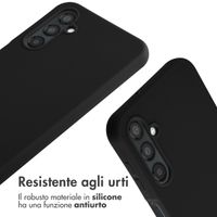 imoshion Cover in Silicone con Cordino Samsung Galaxy A25 (5G) - Nero
