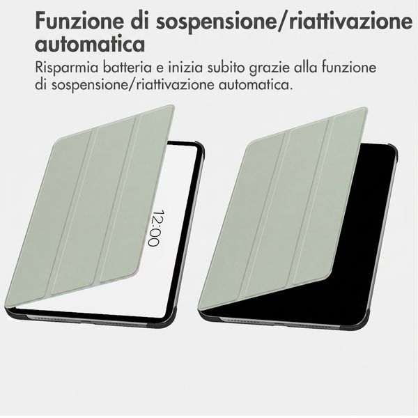 imoshion Cover a libro Trifold Samsung Galaxy Tab A9 Plus - Verde chiaro