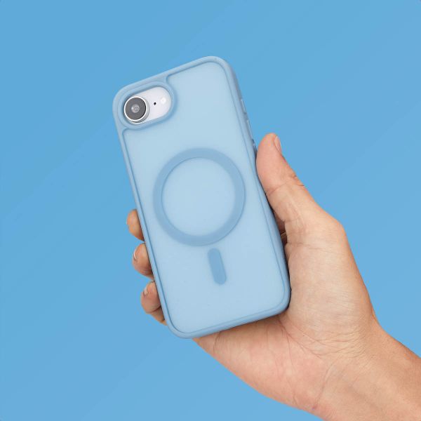 imoshion Cover posteriore Color Guard con MagSafe Apple iPhone 17e / 16e - Azzurro