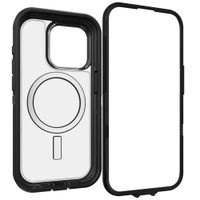 OtterBox Cover Posteriore Defender Pro con MagSafe Apple iPhone 15 Pro - Trasparente