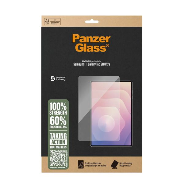 PanzerGlass Vetro temperato Ultra Wide Fit Samsung Galaxy Tab S11 Ultra