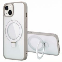 Accezz Cover con anello e supporto con MagSafe Apple iPhone 13 - Grigio