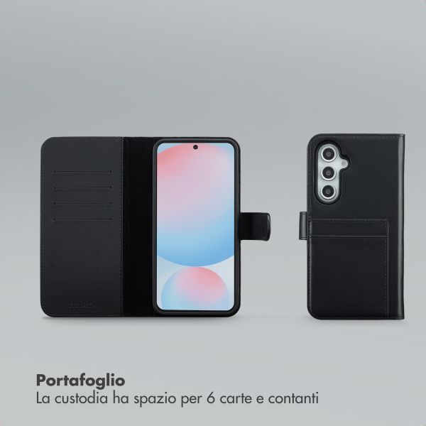 Selencia Libreria rimovibile Olyn con MagSafe Samsung Galaxy S24 FE - Nero
