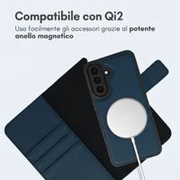 imoshion Cover a libro di lusso 2-in-1 rimovibile Samsung Galaxy A57 (5G) - Blu