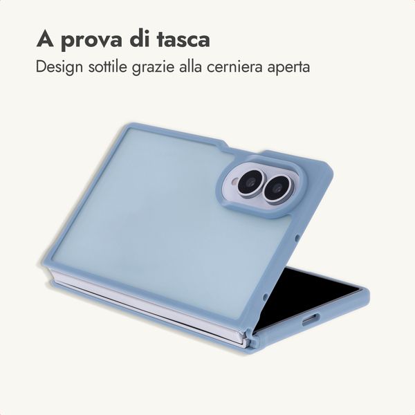 imoshion Cover posteriore Color Guard Samsung Galaxy Z Fold 8 - Azzurro