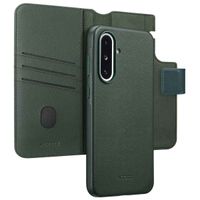 Accezz Cover in pelle 2 in 1 con MagSafe Samsung Galaxy A36 / A56 - Cedar Green