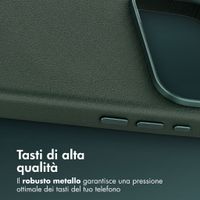 Accezz Cover in Pelle con MagSafe Apple iPhone 18 Pro Max / 17 Pro Max - Cedar Green