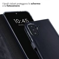 Selencia Cover a libro in vera pelle Samsung Galaxy A57 (5G) - Nero
