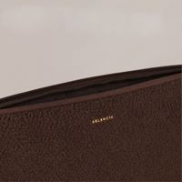 Selencia Cover laptop teddy 15-16 pollici - Choco Brown