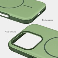 imoshion Cover posteriore Color con Thin MagSafe Ring Apple iPhone 16 Pro - Verde scuro