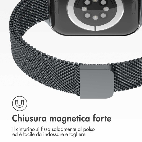 imoshion Cinturino sottile Milanese Apple Watch | 38/40/41/42 mm - Indigo