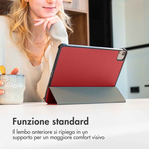 imoshion Cover a libro Trifold Samsung Galaxy Tab A11 Plus - Rosso