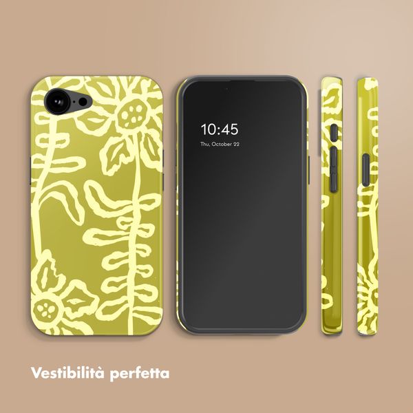 Selencia Cover posteriore Vivid con MagSafe Apple iPhone 17e / 16e - Chalky Bloom