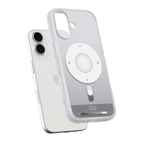 Spigen Cover Posteriore Ultra Ibrida con MagSafe Apple iPhone 17 - Classic Silver
