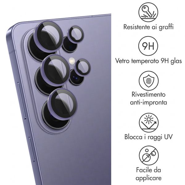 imoshion 2 Pack protezione lente fotocamera per Samsung Galaxy S26 Ultra - Cobalt Blue