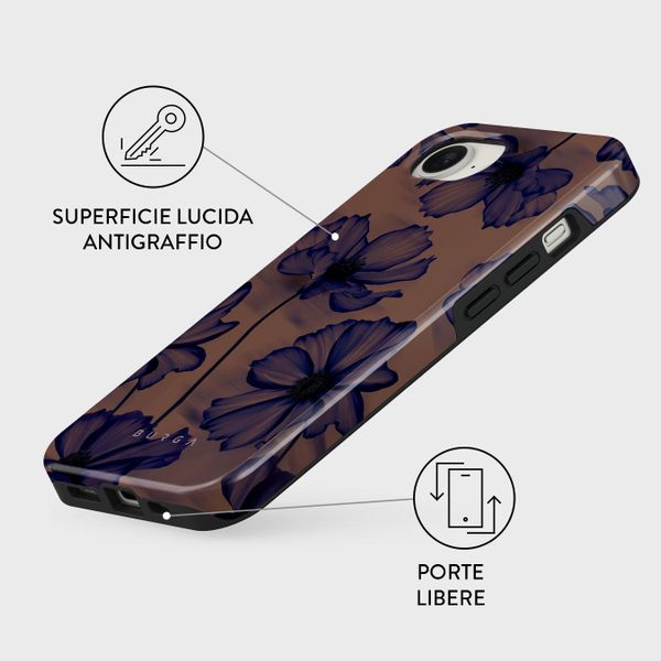 Burga Cover Posteriore Resistente Apple iPhone 17e / 16e - Velvet Night