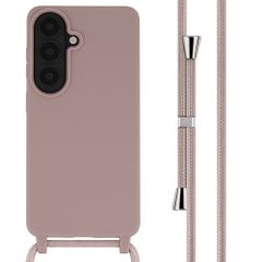 imoshion Cover in Silicone con Cordino Samsung Galaxy S26 - Sand Pink