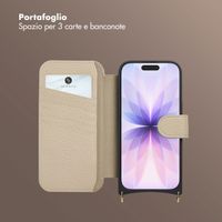 Selencia Cover Riva con MagSafe e cordino Apple iPhone 17 - Beige